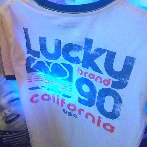 Lucky brand blue tee - Picture 2 of 2